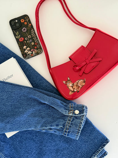 Deer Charm Bag
